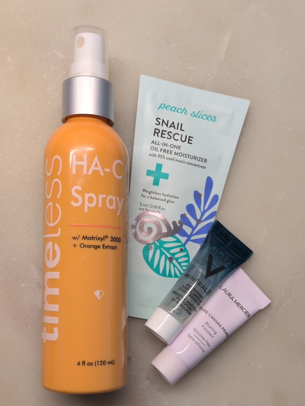 NEW! Timeless Skin HA + Vit C + Matrixyl 3000 Peptide Face Spray Bundle